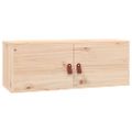 vidaXL Nástenné skrinky 2 ks 80x30x30 cm masívna borovica
