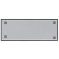 vidaXL Nástenná magnetická tabuľa čierna 80x30 cm tvrdené sklo