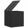 vidaXL Záhradný úložný box z polyratanu 100x97,5x104 cm čierny