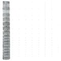 vidaXL Vonkajšie divoké oplotenie s posteľami 25 x 1,2 m Strieborná
