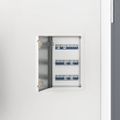 vidaXL Access Panel Biela 33 x 23 x 3 cm Oceľ