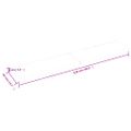 vidaXL Stolová doska 220x40x(2-6) cm, neošetrený dubový masív