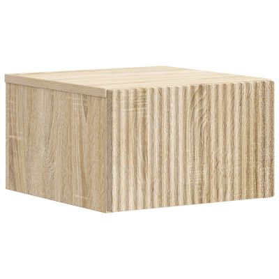 vidaXL Nástenná nočná skrinka so zásuvkou Dub sonoma 33 x 34,5 x 20 cm