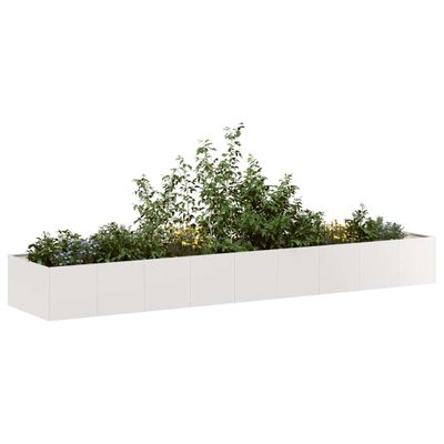 vidaXL Záhradný kvetináč 360x80x40 cm, nehrdzavejúca oceľ