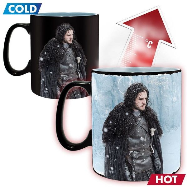 Hrnček Game of Thrones - Winter is here, meniaci sa