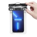 Spigen A601 Univerzálne vodotesné puzdro kryštálovo priehľadné