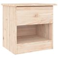 vidaXL Nočný stolík ALTA 41x35x41 cm masívna borovica