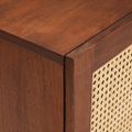 vidaXL TV skrinka Hnedá 80 x 31,5 x 46 cm Masívne mango drevo