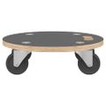 vidaXL Transportné vozíky 2 ks, okrúhle Ø38x11,5 cm 250 kg
