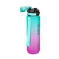 Tritanová fľaša na pitie NILS Camp NCD04 950 ml zeleno-ružová