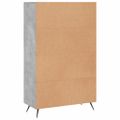 vidaXL Vysoká skrinka betónová sivá 69,5x31x115 cm kompozitné drevo