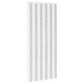 vidaXL Záves proti hmyzu z chenille Svetlo šedá a biela 100 x 230 cm