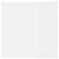 vidaXL TV skrinky 2 ks lesklé biele 80x30x30cm spracované drevo