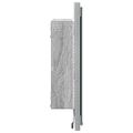 vidaXL Zrkadlo do kúpeľne s LED Sivý Sonoma 40 x 37 x 8.5 cm