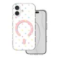 Bubble Dots Mag puzdro pre iPhone 17 6,3'' biele