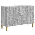 vidaXL Servírovacia skriňa Sivý Sonoma 89 x 34,5 x 60 cm