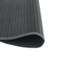 vidaXL Koberec okrúhly sivý 100 cm bambus