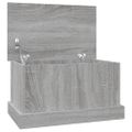 vidaXL Úložný box sivý sonoma 50x30x28 cm spracované drevo
