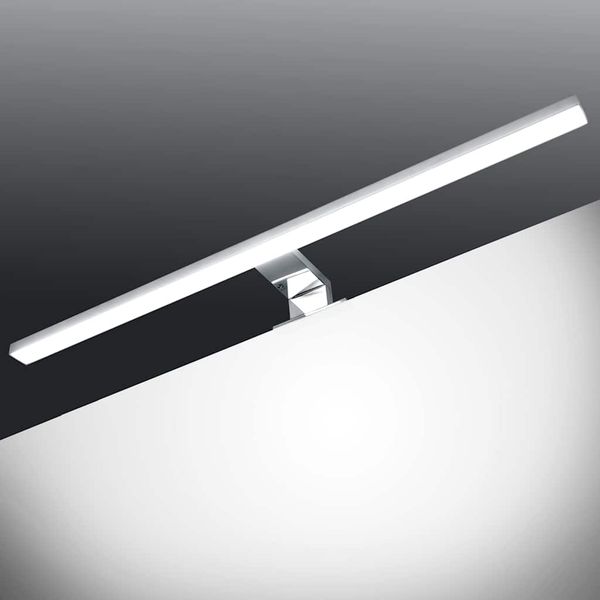 vidaXL Zrkadlová lampa, 8 W, studené biele svetlo