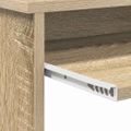 vidaXL Stôl Sonoma dub 120,5 x 44 x 88,5 cm Kompozitné drevo