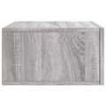 vidaXL Nástenný nočný stolík sivý dub sonoma 35x35x20 cm