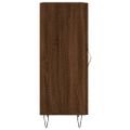 vidaXL Komoda hnedý dub 34,5x34x90 cm spracované drevo
