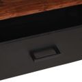 vidaXL Skrinka na médiá Hnedá 110 x 30 x 40 cm Pevné akáciové drevo