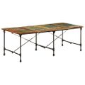 vidaXL Jedálenský stôl 220x90x77 cm recyklovaný masív