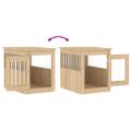 vidaXL Nábytková prepravka pre psa dub sonoma 55x75x65 cm kompoz.drevo
