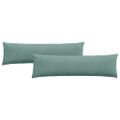vidaXL Vankúše na pohovku 2 pcs Morská zelená 145 x 40 cm