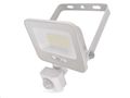 LED reflektor GLARO EMOS ZS2324W s pohybovým čidlom, 20 W, biely, IP54, 2000 lm, neutrálny biely