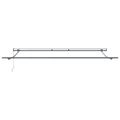 vidaXL Sklopná markíza Biela 450 × 350 cm Tkanina a hliník
