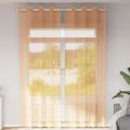 vidaXL voálové závesy s priechodkami 2 ks oranžové 140x260 cm
