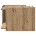vidaXL Konferenčný stolík Dub artisan 50,5 x 50 x 33 cm