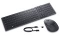 DELL KM900 bezdrátová klávesnice a myš ( Premier Collaboration Keyboard ) US/ mezinárodní Set klávesnice a myši, bezdrátový, US, mezinárodní rozložení, 2,4GHz, USB prijímac, Bluetooth, cerno-šedý