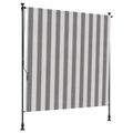 vidaXL Vonkajšia roleta Antracitová a biela 100 x 270 cm