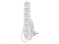 Predlžovací kábel EMOS P0612 / 2 m / 6 zásuviek / biely / PVC / 1 mm2