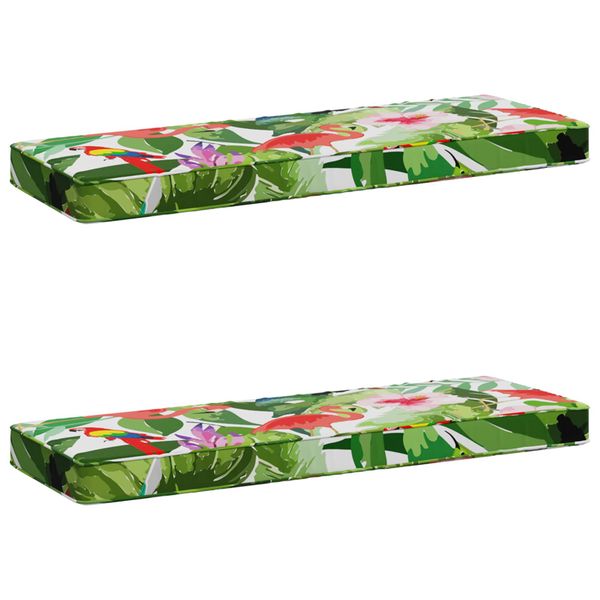 vidaXL 2-dielne podušky na lavicu VUGHT 2 pcs 100% polyester