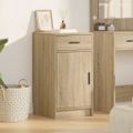 vidaXL Servírovacia skriňa Sonoma dub 40 x 40.5 x 75 cm
