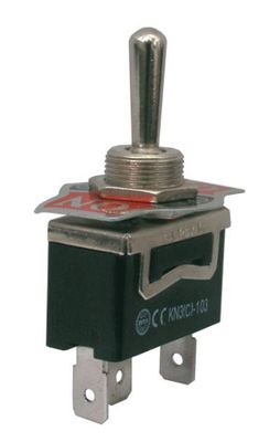 Prepínač páčkový  3pol./3pin (ON)-OFF-(ON) 250V/10A