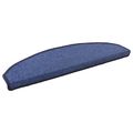 vidaXL Samolepiace schodové rohože 15 ks 80 x 24,5 x 3,5 cm Modrá