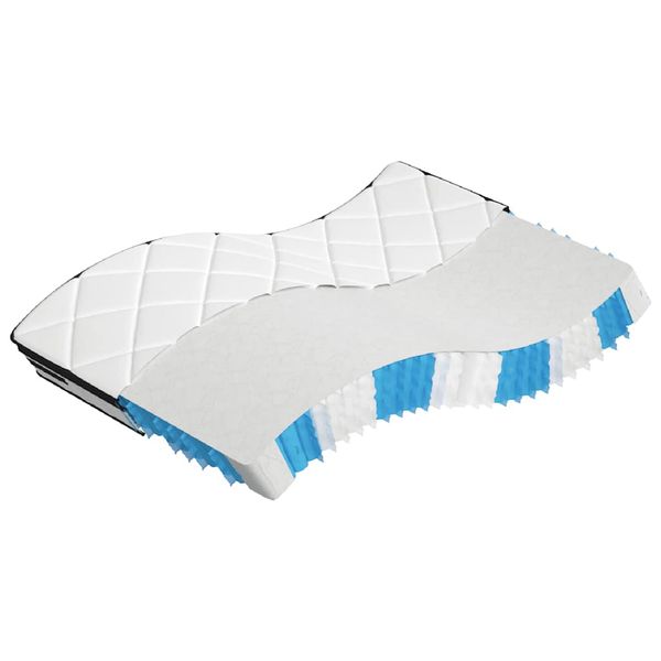 vidaXL Taštičkový pružinový matrac stredne tvrdý plus 140x190 cm