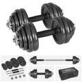 Litinné hmotnosti nastaviteľné 30 kg, REBEL ACTIVE RBA-2327-30