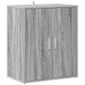 vidaXL Botník sivý dub sonoma 60x35x70 cm spracované drevo