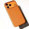 Etteri Elegantné magnetické puzdro pre iPhone 14 6,1" oranžová