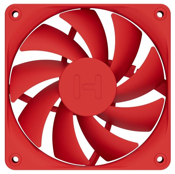 HYTE ventilátor 120mm PWM / barva Wild Cherry / 1500rpm / 72CFM / ABS / 4-pin / sada 4x ventilátor Ventilátor, 120mm, FDB ložisko, 4pin PWM, výška 25mm, cervený, 4ks