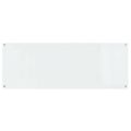 vidaXL Kuchynský obklad 2 ks Priehľadná 110 x 40 cm tvrdené sklo