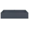 vidaXL Umývadlo minerálny/mramorový odliatok 50x38x11cm antracitové