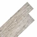 vidaXL Nesamolepiace podlahové dosky, PVC 4,46 m² 3 mm, svetlosivé