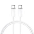 BWOO kábel USB-C - USB-C 2m 60W biely